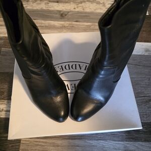 Steve Madden Black Heeled Boots